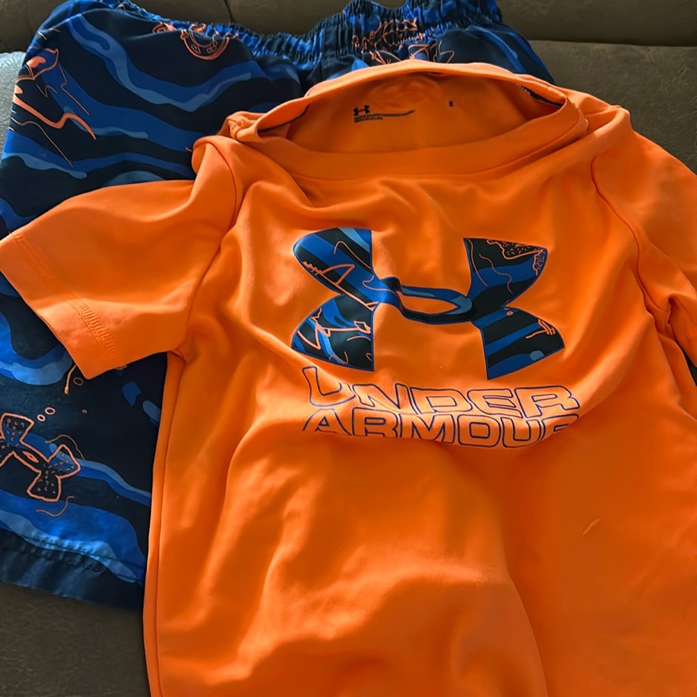 Swim set- toddler size five. Under Armour